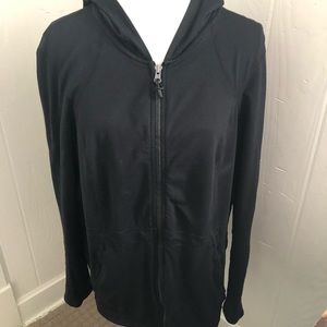 Zella, Black Ladies Zip Up Hoodie